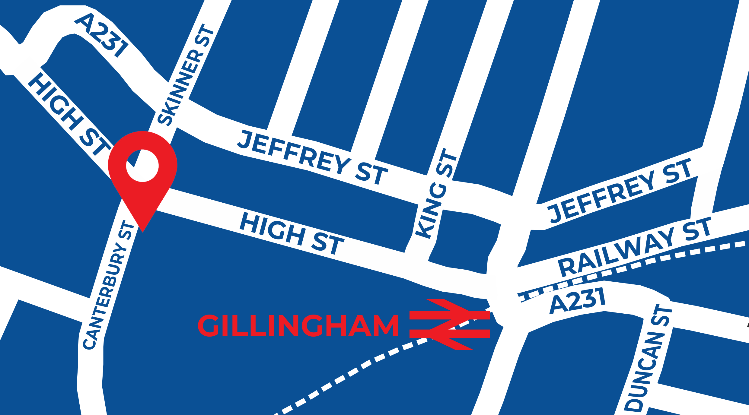 Gillingham Map